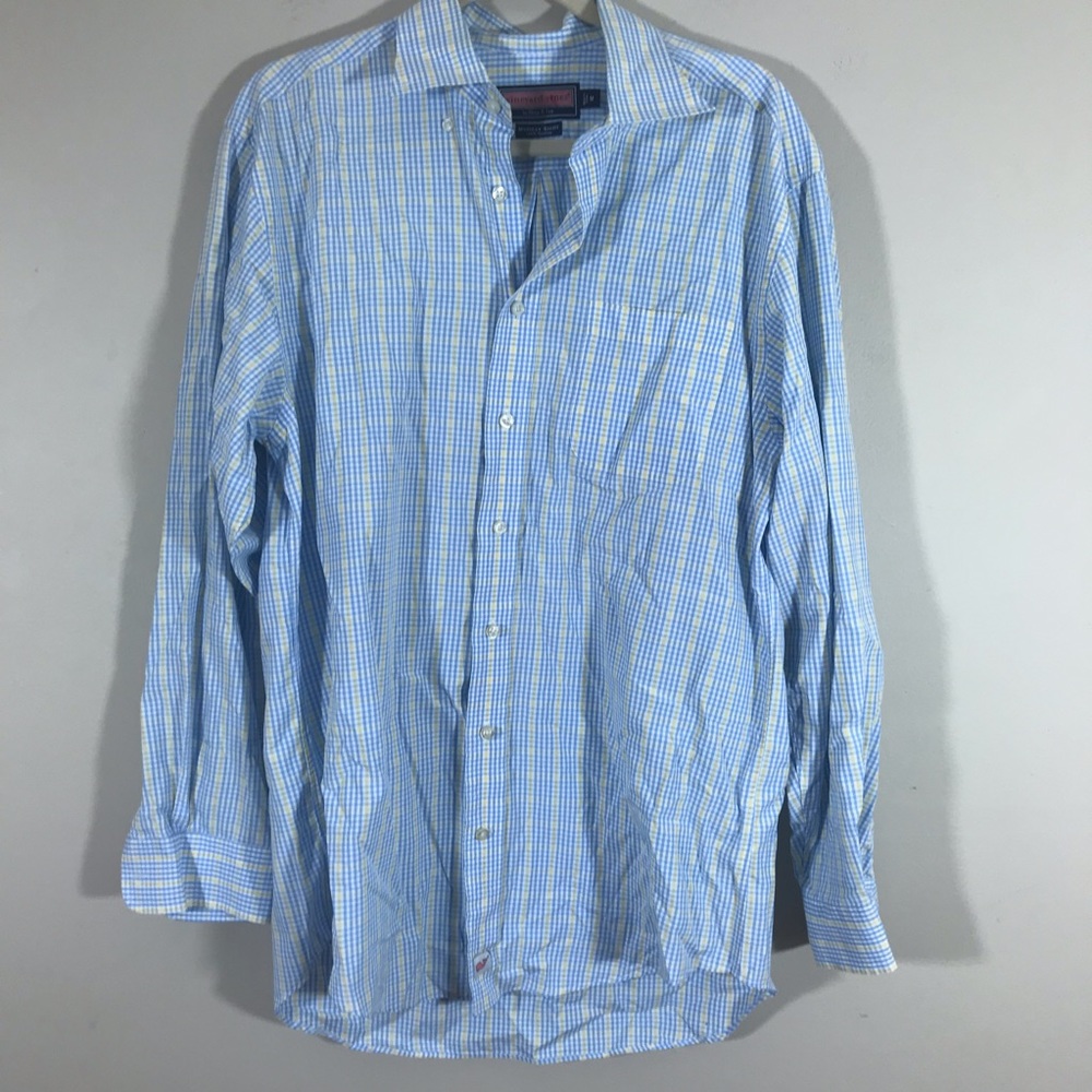 Vineyard Vines plaid men’s Murray shirt medium